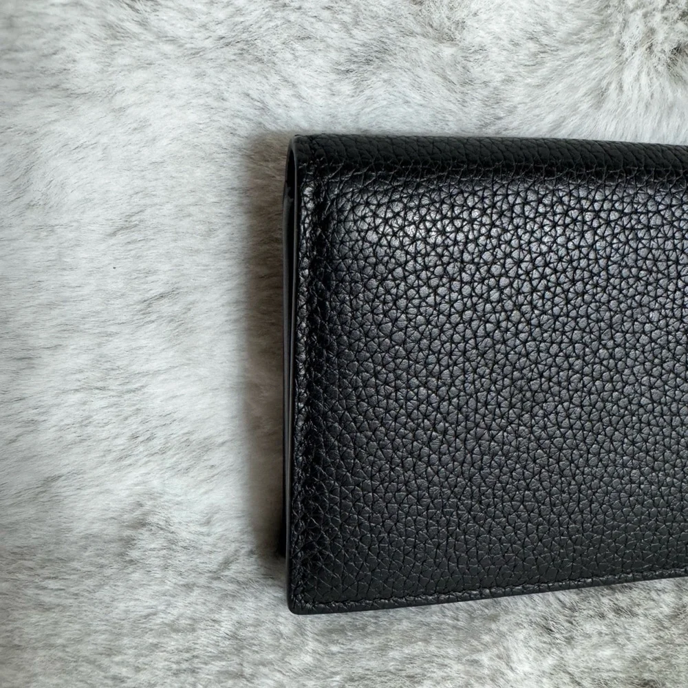 Saint Laurent CASSANDRE Business Bifold Card Holder/ Wallet P0300